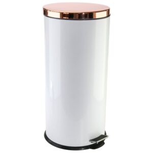 ΚΑΔΟΣ ΑΠΟΡΡΙΜΑΤΩΝ ΜΕ ΠΕΝΤΑΛ ΜΕΤΑΛΛΙΚΟΣ ΚΑΙ ΧΑΛΚΙΝΟ ΚΑΠΑΚΙ 30L 64x30cm No25177
