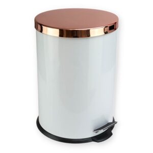 ΚΑΔΟΣ ΑΠΟΡΡΙΜΑΤΩΝ ΜΕ ΠΕΝΤΑΛ ΜΕΤΑΛΛΙΚΟΣ ΚΑΙ ΧΑΛΚΙΝΟ ΚΑΠΑΚΙ 12L 40x25cm No32816