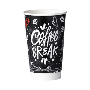 ΠΟΤΗΡΙ ΔΙΠΛΟΤΟΙΧΟ ΛΕΙΟ "COFFEE BREAK" DW 16oz 25ΤΕΜ (25X20ΤΕΜ/ΚΙΒ)