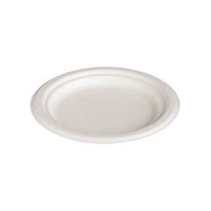 ΠΙΑΤΑ ΣΤΡΟΓΓΥΛΑ TESSERA BIO ΑΠΟ ΖΑΧΑΡΟΚΑΛΑΜΟ  18cm 20ΤΕΜ (48ΤΕΜ/ΚΙΒ)